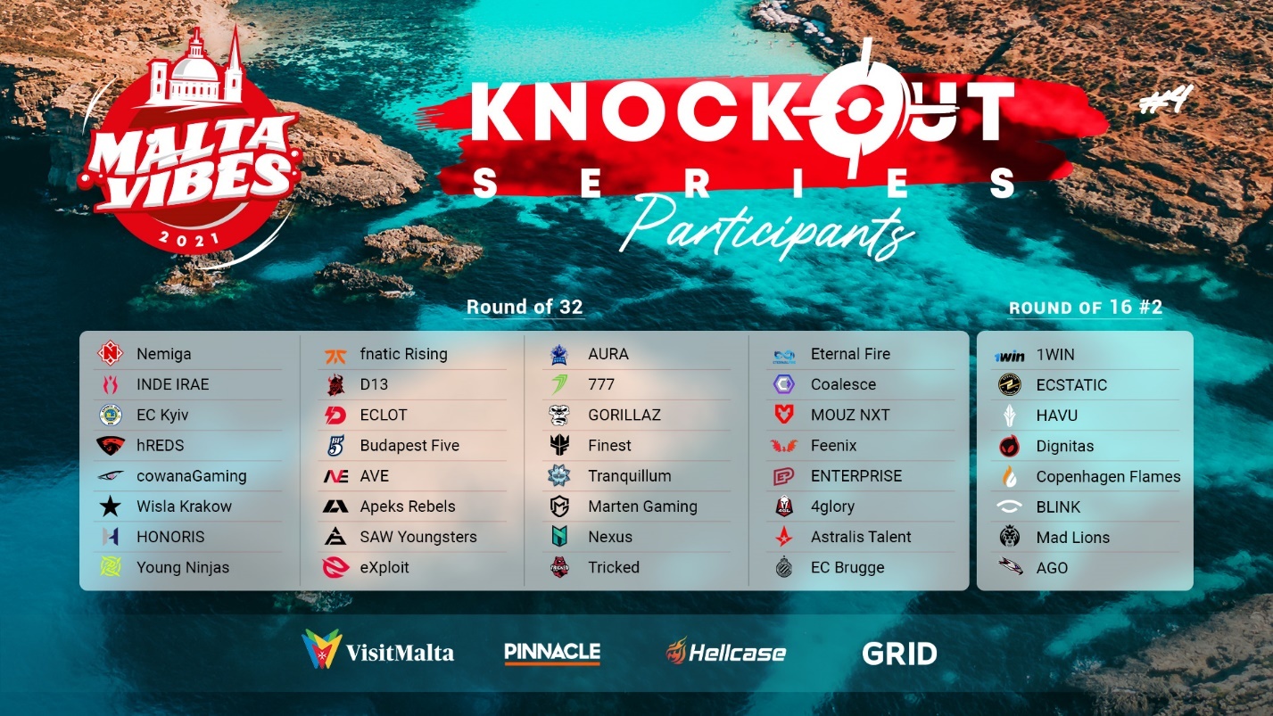 Ogłoszono listę uczestników turnieju Malta Vivbes Knockout Series 4 Ogłoszono listę uczestników turnieju Malta Vivbes Knockout Series 4