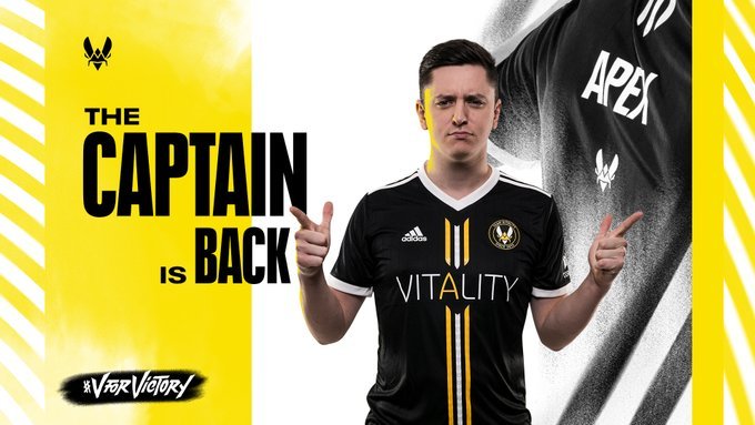 Apex will return to the Vitality lineup for IEM Katowice Apex will return to the Vitality lineup for IEM Katowice