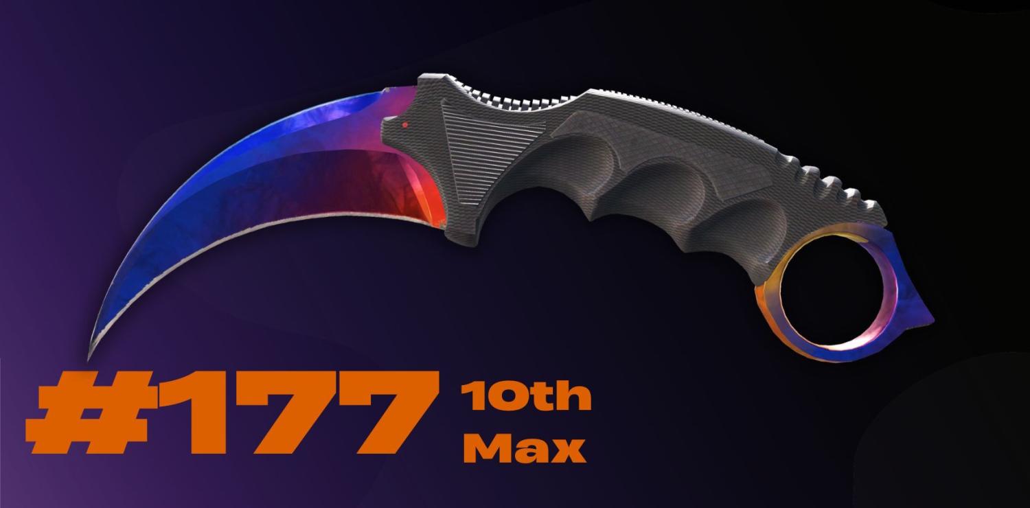 La lista de niveles Karambit Marble Fade Patterns 2 La lista de niveles Karambit Marble Fade Patterns 2