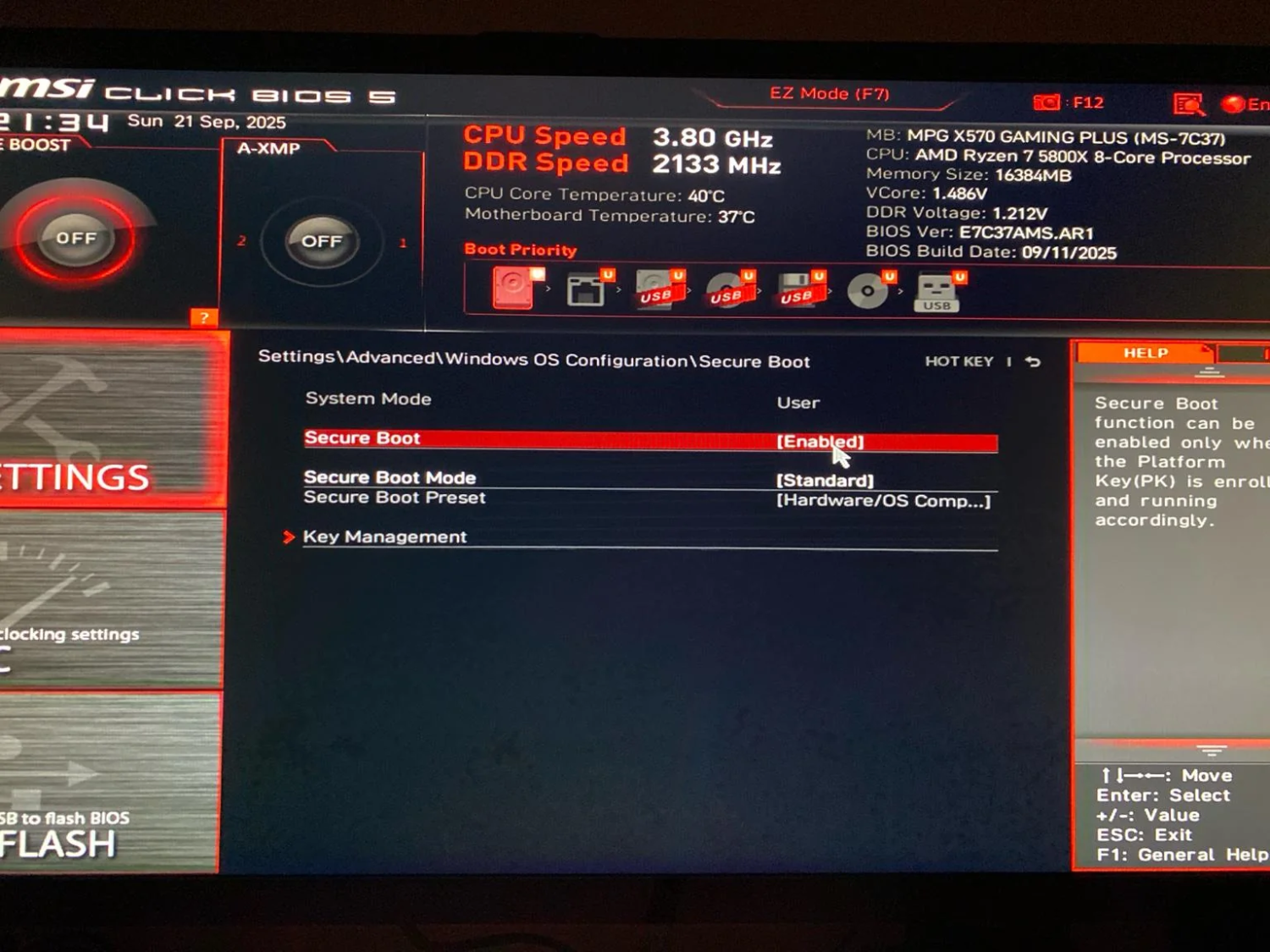 How to Enable Secure Boot for FACEIT. Guide for Gigabyte, MSI, and ASUS 2