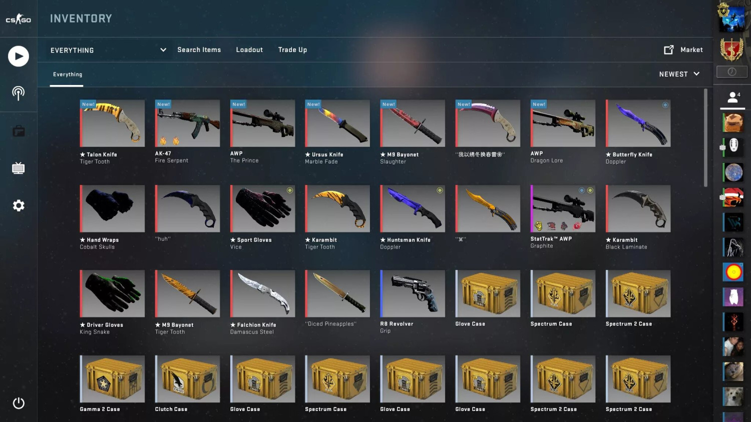 Cómo saber el costo del inventario en CS:GO