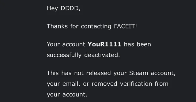 Как удалить аккаунт FACEIT: деактивация, GDPR-удаление и правила создания нового профиля 2