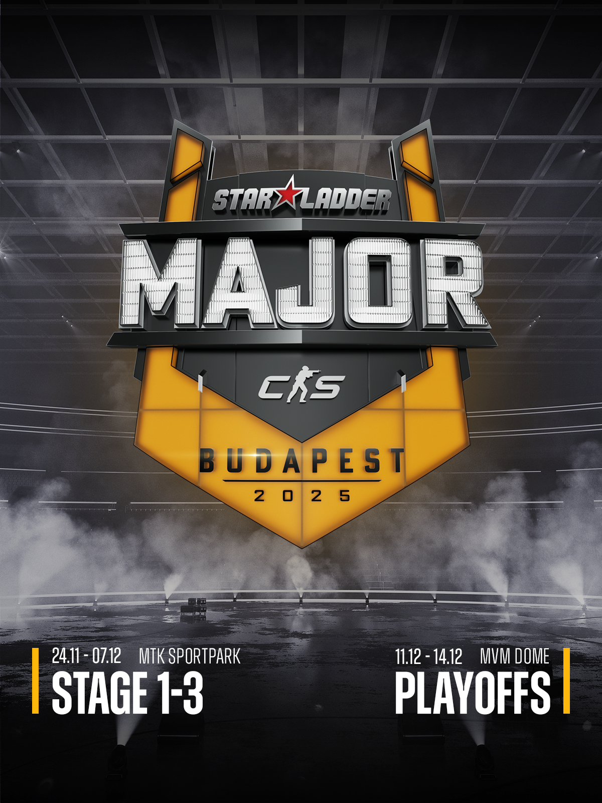 Clasificaciones por equipos en el Major de Budapest 2025