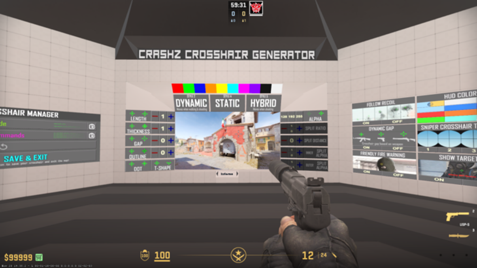 What kind of scope does s1mple have? 4