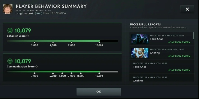 How to Increase Your Behavior Score in Dota 2 2