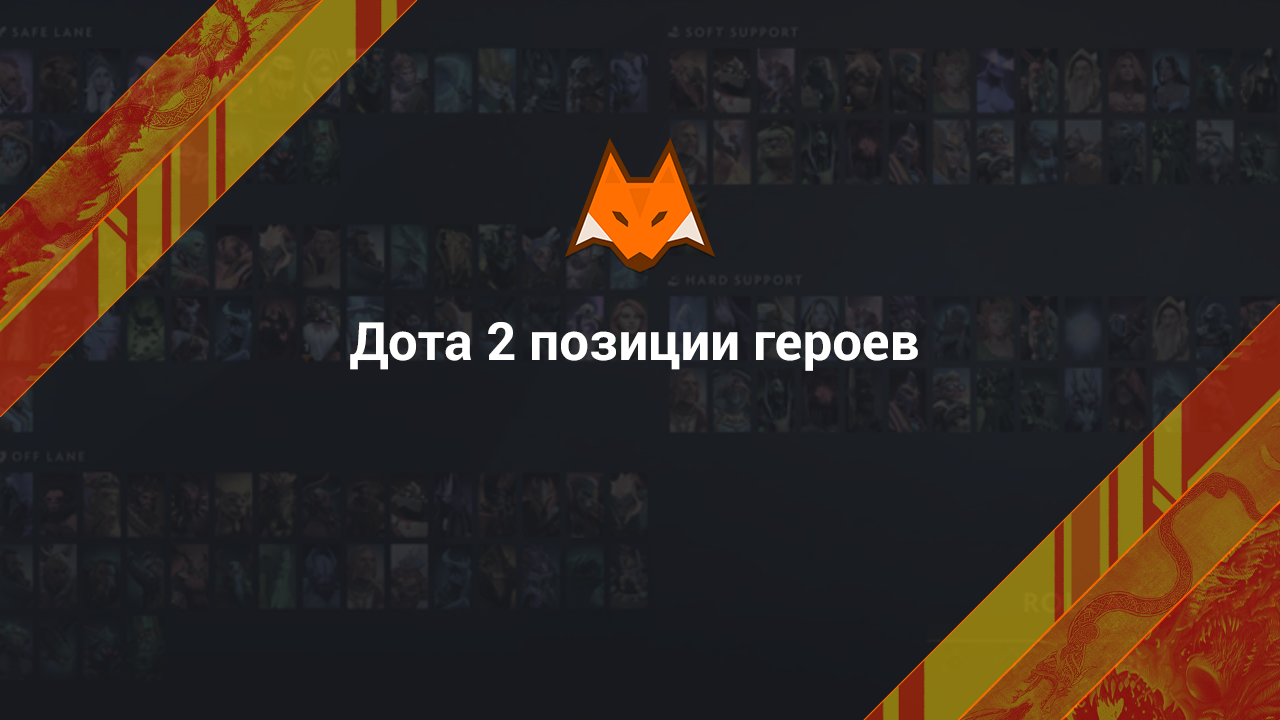 Posiciones de héroe de Dota 2
