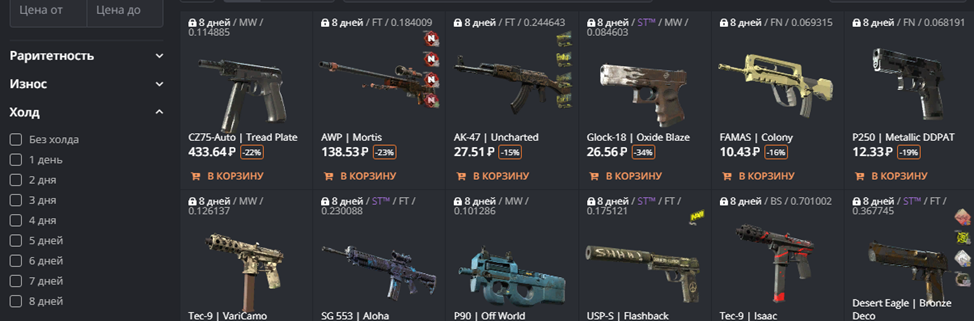 CS2 exchange rules update: hiding new items for 10 days 2