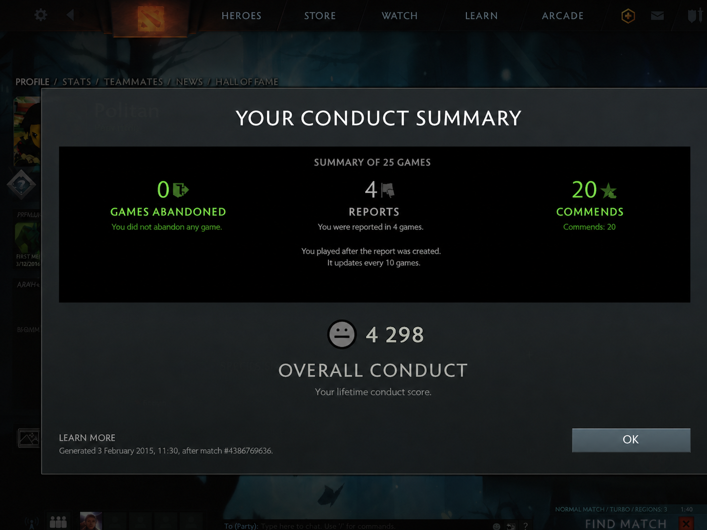 How to Increase Your Behavior Score in Dota 2 3