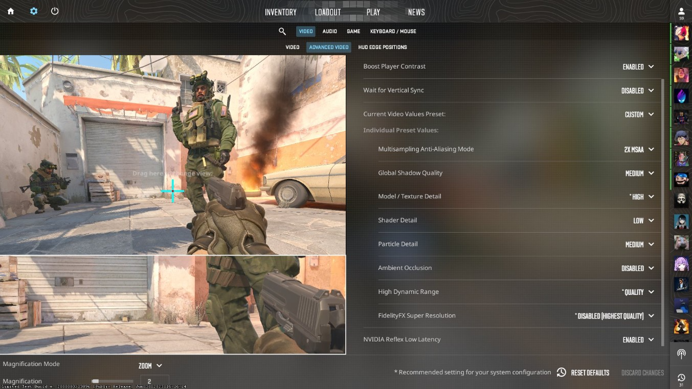 CS2 Settings for Weaker Computers