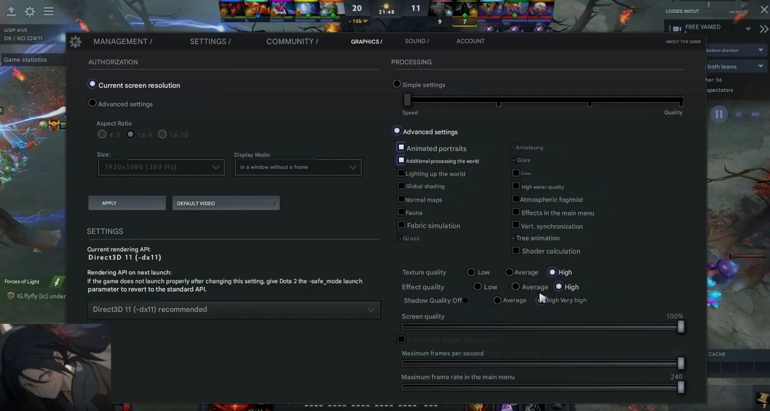 Cómo configurar los gráficos de Dota 2: guía completa para cualquier PC 3