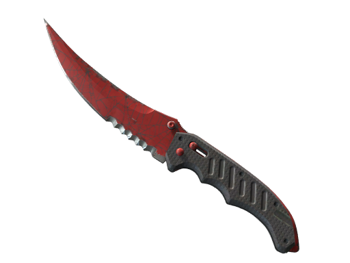 ★ StatTrak™ Flip Knife | Crimson Web (Field-Tested)