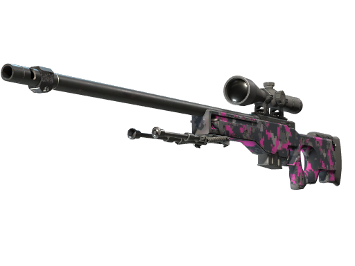 AWP | Пиксельный камуфляж «Розовый» (После полевых испытаний)