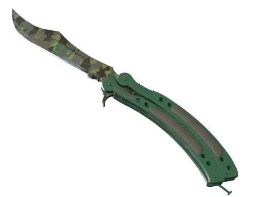 ★ StatTrak™ Butterfly Knife | Boreal Forest (Well-Worn)