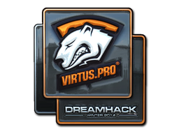 Наклейка | Virtus.Pro (металлическая) | DreamHack