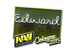 Наклейка | Edward (металлическая) | Кёльн 2015
