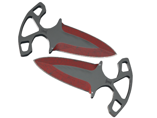 ★ StatTrak™ Shadow Daggers | Crimson Web (Well-Worn)