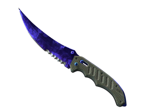 ★ StatTrak™ Flip Knife | Doppler Sapphire (Minimal Wear)