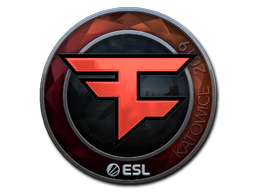 Наклейка | FaZe Clan (металлическая) | Катовице 2019