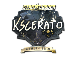 Наклейка | KSCERATO (золотая) | Берлин 2019