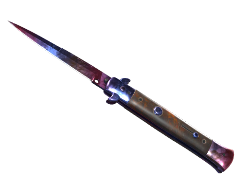 ★ StatTrak™ Stiletto Knife | Doppler Phase 1 (Minimal Wear)