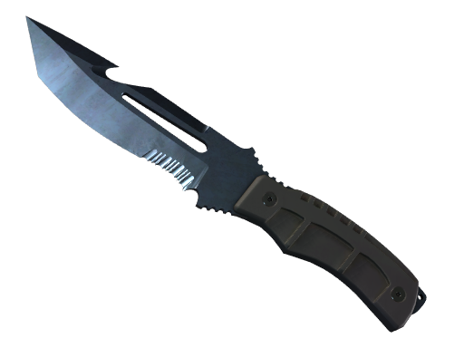 ★ StatTrak™ Survival Knife | Blue Steel (Factory New)