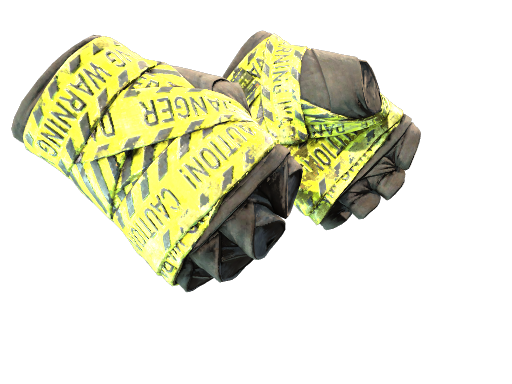 ★ Hand Wraps | CAUTION! (Battle-Scarred)