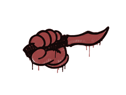 Sealed Graffiti | Backstab (Blood Red)