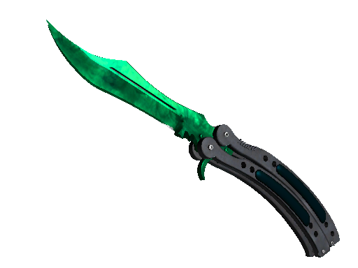 ★ StatTrak™ Butterfly Knife | Gamma Doppler Emerald (Minimal Wear)