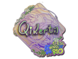Наклейка | qikert (голографическая) | Рио 2022