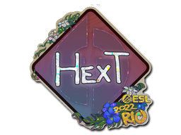 Наклейка | HexT (блёстки) | Рио 2022