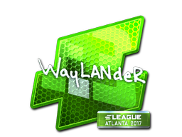 Наклейка | wayLander (Foil) | Atlanta 2017