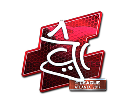 Наклейка | chrisJ (Foil) | Atlanta 2017