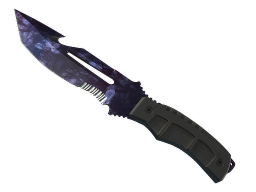 ★ StatTrak™ Survival Knife | Doppler Black Pearl (Factory New)