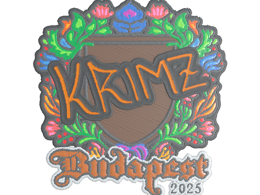 Sticker | KRIMZ (Embroidered) | Budapest 2025