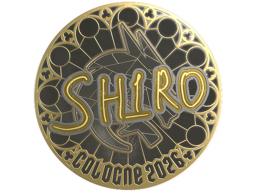 Sticker | sh1ro (Gold) | Cologne 2026