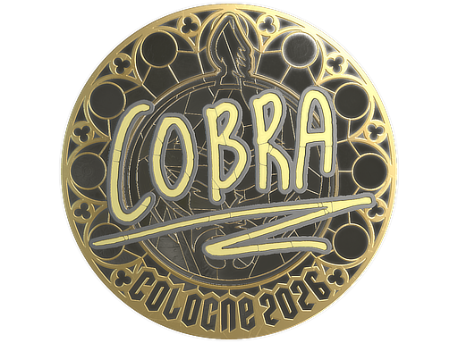 Sticker | cobra (Gold) | Cologne 2026