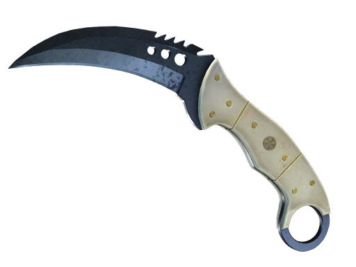 ★ Talon Knife | Blue Steel (Battle-Scarred)