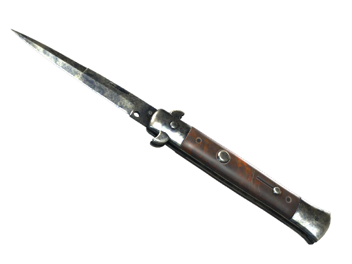 ★ Stiletto Knife | Stained (Battle-Scarred)