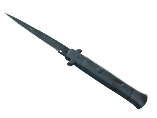 ★ Stiletto Knife | Night Stripe (Well-Worn)