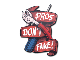 Pros Don't Fake image