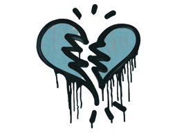 Broken Heart (Wire Blue) image