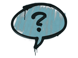 Question Mark (Wire Blue) image