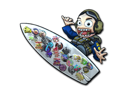 Sticker Bomb Surf Ava (Foil) image