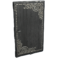 Black Decorative Wood Door image