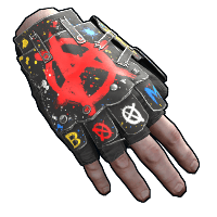 Bombing Roadsign Gloves image