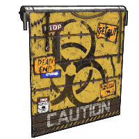 Caution Garage Door image