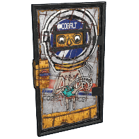 Cobalt Graffiti Door image