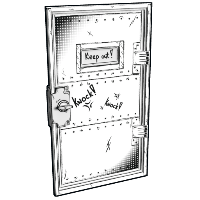 Comics Armored Door image