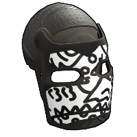 Doodle Metal Facemask image