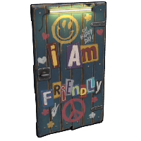 Friendly Wooden Door image